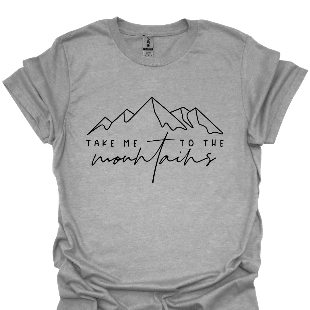 Take Me To The Mountains T Shirt Gift For Hiker
