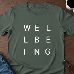 Wellbeing T Shirt Gift For Adults