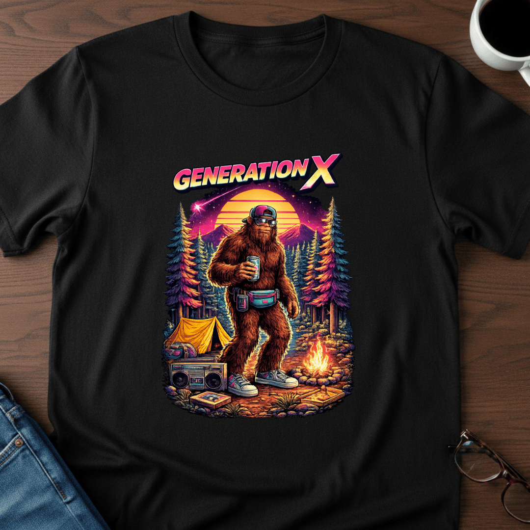 Generation X T Shirt Gift For Adults