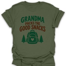 Grandmas Good Snacks T Shirt Gift For Hiker