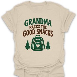 Grandmas Good Snacks T Shirt Gift For Hiker