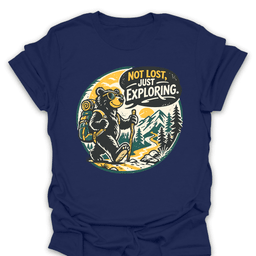 Not Lost Exploring Tee Gift For Hiker