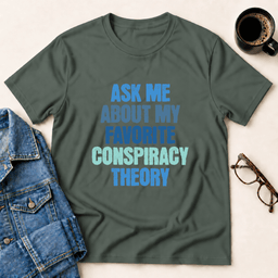 Conspiracy Theory T Shirt Gift For Adults