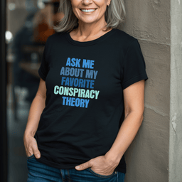 Conspiracy Theory T Shirt Gift For Adults