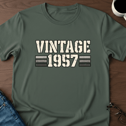 Vintage 1957 Birthday T Shirt Gift For Adults