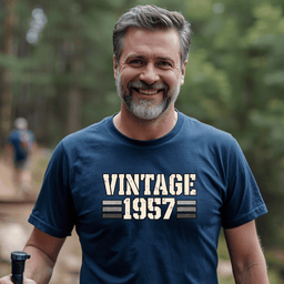 Vintage 1957 Birthday T Shirt Gift For Adults