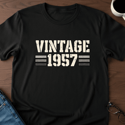 Vintage 1957 Birthday T Shirt Gift For Adults