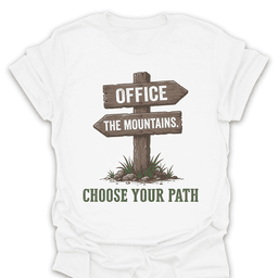Choose Your Path Tee Gift For Hiker
