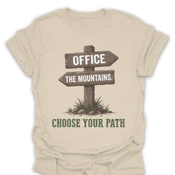 Choose Your Path Tee Gift For Hiker