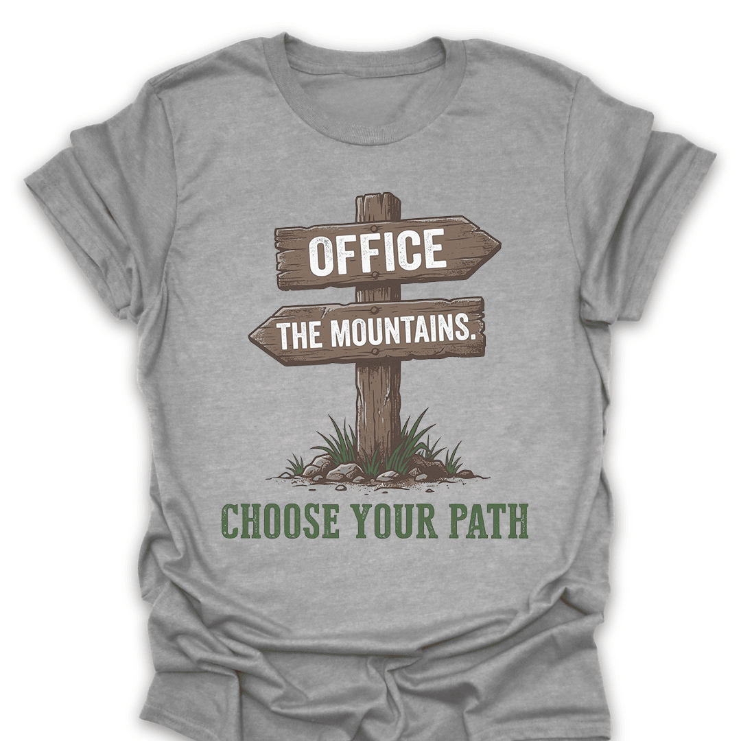 Choose Your Path Tee Gift For Hiker