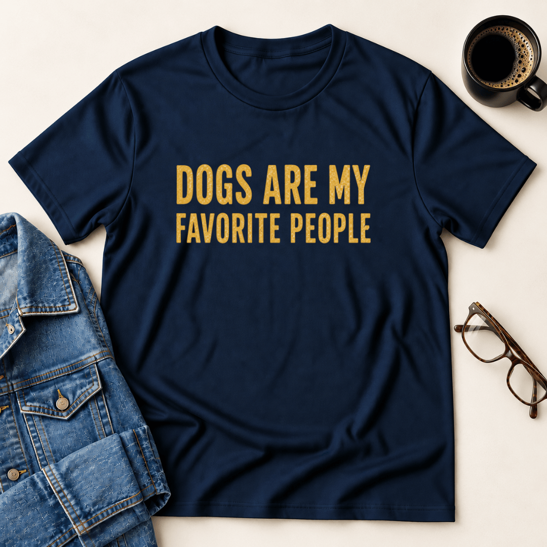 Dogs Are My Favorite People T Shirt Gift For Adults