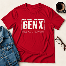Genx Hose Water Survivor T Shirt Gift For Adults