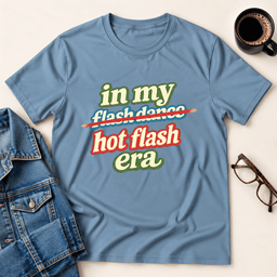In My Hot Flash Era T Shirt Gift For Adults