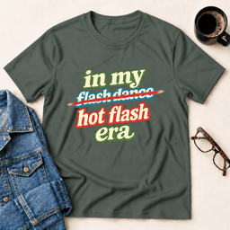 In My Hot Flash Era T Shirt Gift For Adults