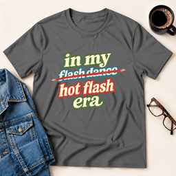 In My Hot Flash Era T Shirt Gift For Adults