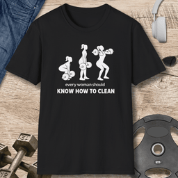 Woman Weightlifting T Shirt Gift For Women