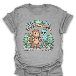 Out Of This World Hikes T Shirt Gift For Hiker