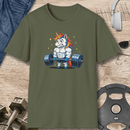 Rainbow Unicorn T Shirt Gift For Fitness Lover