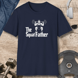 The Squat Father T Shirt Gift For Dad