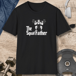 The Squat Father T Shirt Gift For Dad
