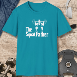 The Squat Father T Shirt Gift For Dad