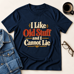 I Like Old Stuff And I Cannot Lie T Shirt Gift For Adults