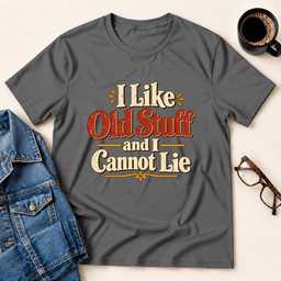 I Like Old Stuff And I Cannot Lie T Shirt Gift For Adults
