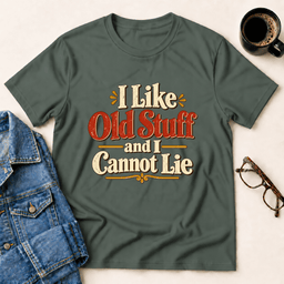 I Like Old Stuff And I Cannot Lie T Shirt Gift For Adults