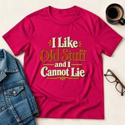 I Like Old Stuff And I Cannot Lie T Shirt Gift For Adults
