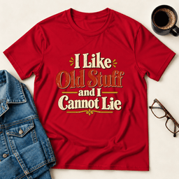 I Like Old Stuff And I Cannot Lie T Shirt Gift For Adults