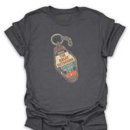 Great Outdoors Keychain T Shirt Gift For Hiker
