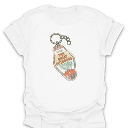 Great Outdoors Keychain T Shirt Gift For Hiker
