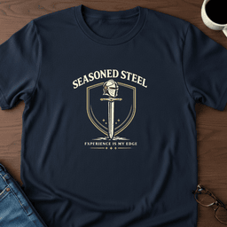 Seasoned Steel T Shirt Gift For Adults