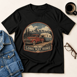 Lets Take The Long Way Home T Shirt Gift For Adults