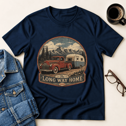 Lets Take The Long Way Home T Shirt Gift For Adults