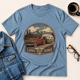 Lets Take The Long Way Home T Shirt Gift For Adults