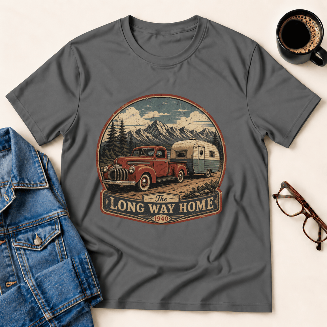 Lets Take The Long Way Home T Shirt Gift For Adults