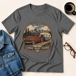 Lets Take The Long Way Home T Shirt Gift For Adults