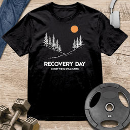 Recovery Day T Shirt Gift For Fitness Lover