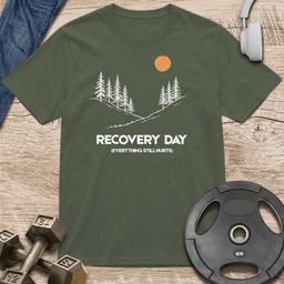 Recovery Day T Shirt Gift For Fitness Lover
