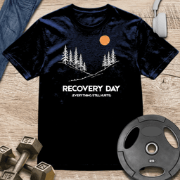 Recovery Day T Shirt Gift For Fitness Lover