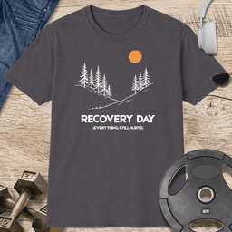 Recovery Day T Shirt Gift For Fitness Lover