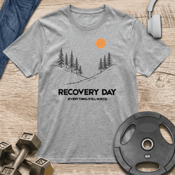 Recovery Day T Shirt Gift For Fitness Lover