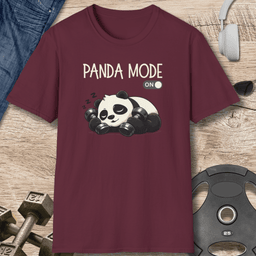 Panda Off Duty T Shirt Gift For Fitness Lover
