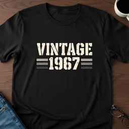 Vintage 1967 Birthday T Shirt Gift For Adults