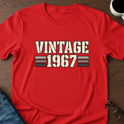 Vintage 1967 Birthday T Shirt Gift For Adults