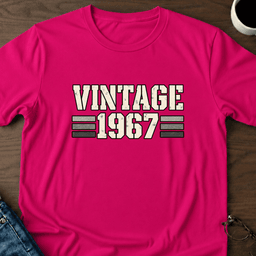 Vintage 1967 Birthday T Shirt Gift For Adults