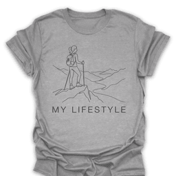 My Lifestyle Hiking Tee Gift For Hiker