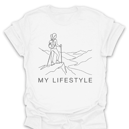 My Lifestyle Hiking Tee Gift For Hiker