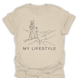 My Lifestyle Hiking Tee Gift For Hiker